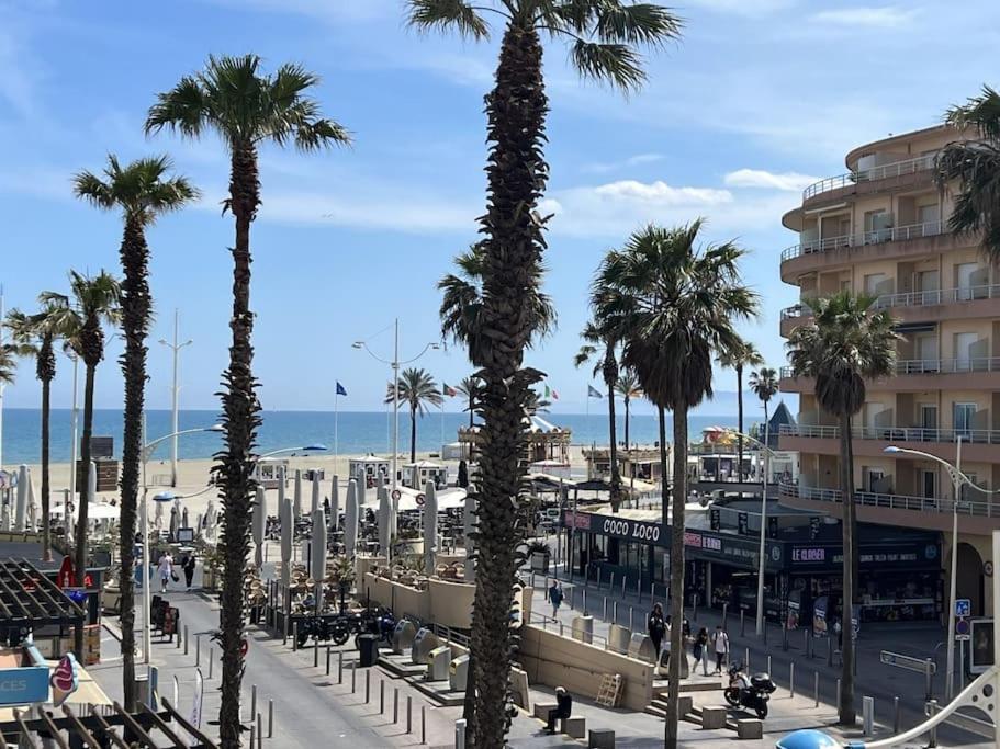 Superbe T2 Vue Mer, Clim, Parking Gratuit Canet-en-Roussillon Exterior foto